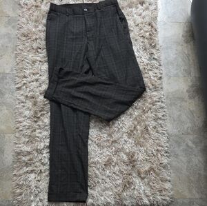 Bar III Slim Fit Plaid Dress Pants